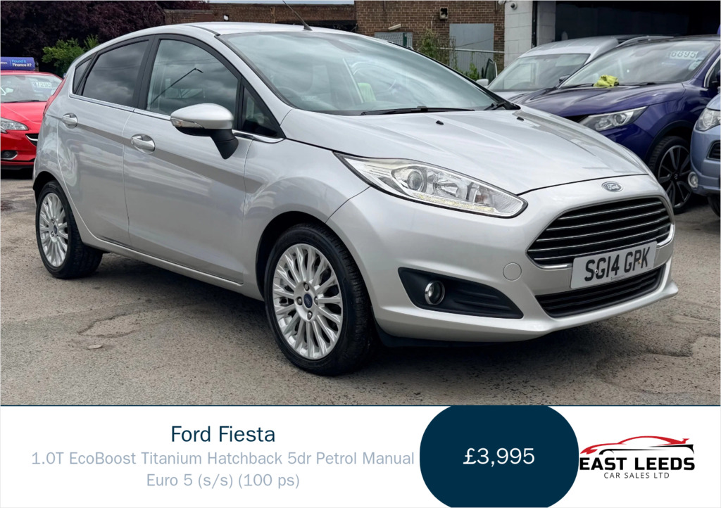 Ford Fiesta 1.0T Ecoboost Titanium Hatchback Silver