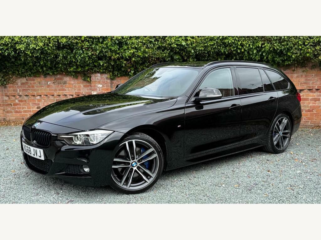 BMW 3 Series 2.0 320D M Sport Shadow Edition Touring Euro Black #3
