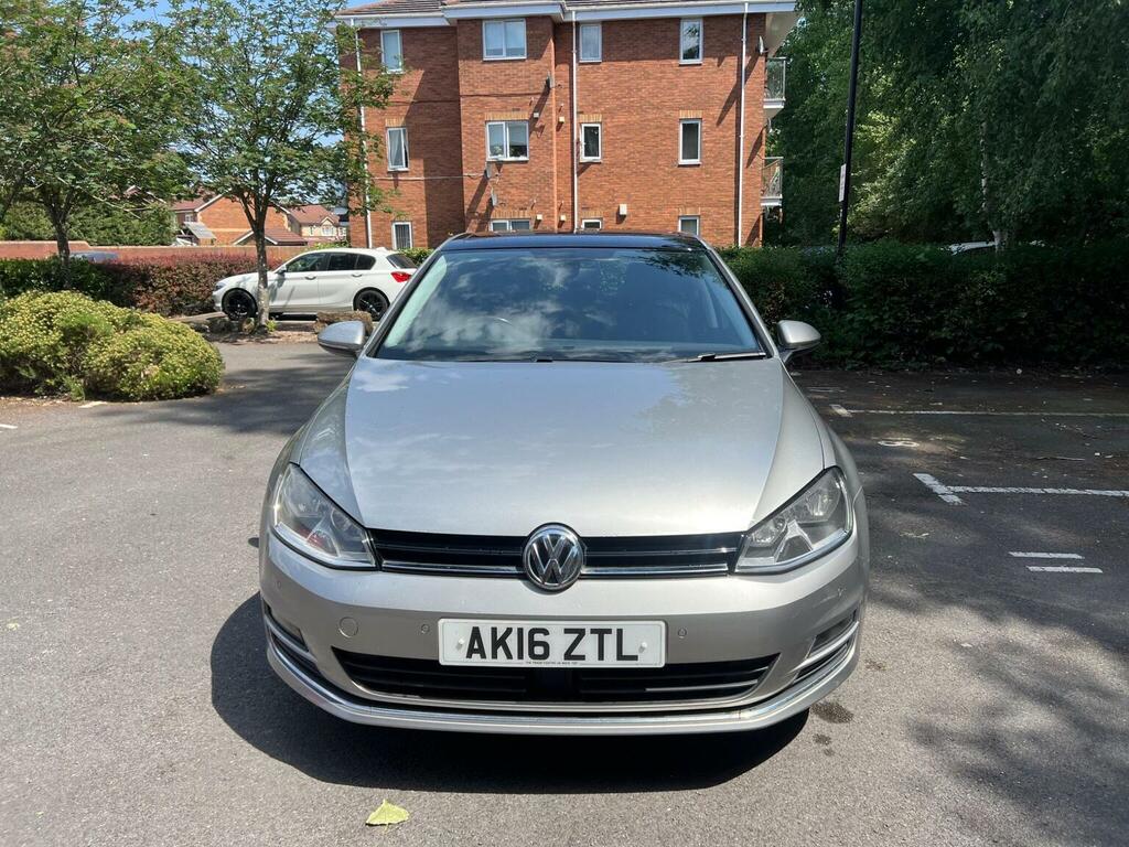 Volkswagen Golf Hatchback 1.6 Tdi Bluemotion Tech Gt Edition Euro AK16ZTL Silver #2