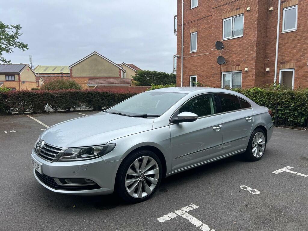 Volkswagen CC Saloon 2.0 Tdi Bluemotion Tech Gt Dsg Euro 6 Ss KR16FJF Silver #3