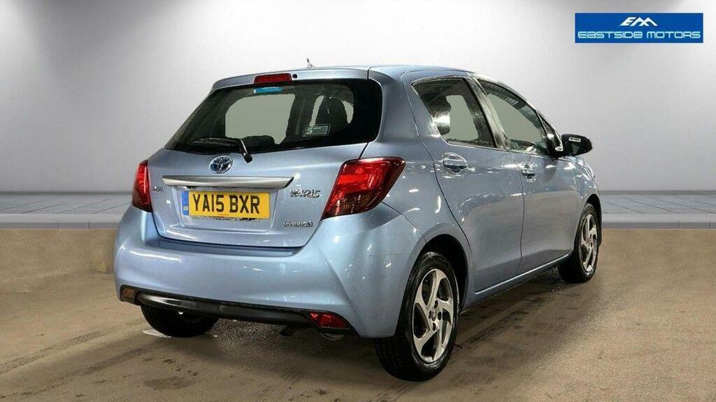 Toyota Yaris Hatchback 1.5 Vvt-h Icon E-cvt Euro 6 201515 YA15BXR Blue #4