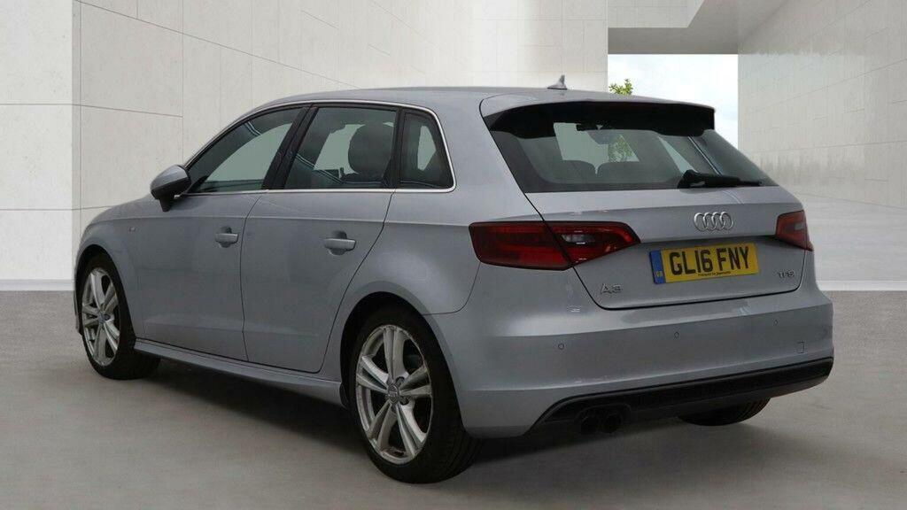 Audi A3 1.4 Tfsi S Line Sportback S Tronic Euro 6 Ss Silver #3