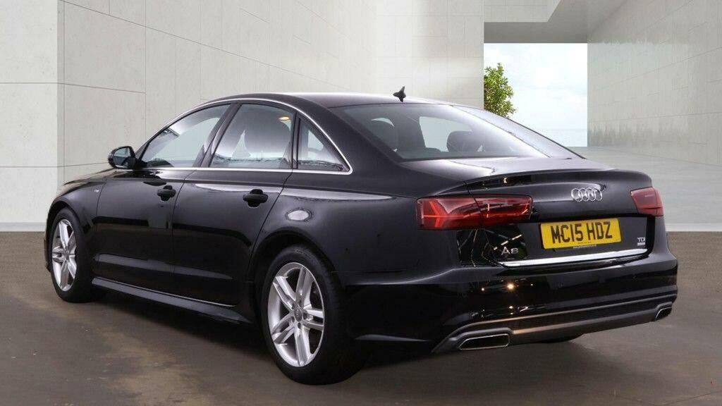 Audi A6 Saloon A6 Black Edition Tdi Ultra Silver #16