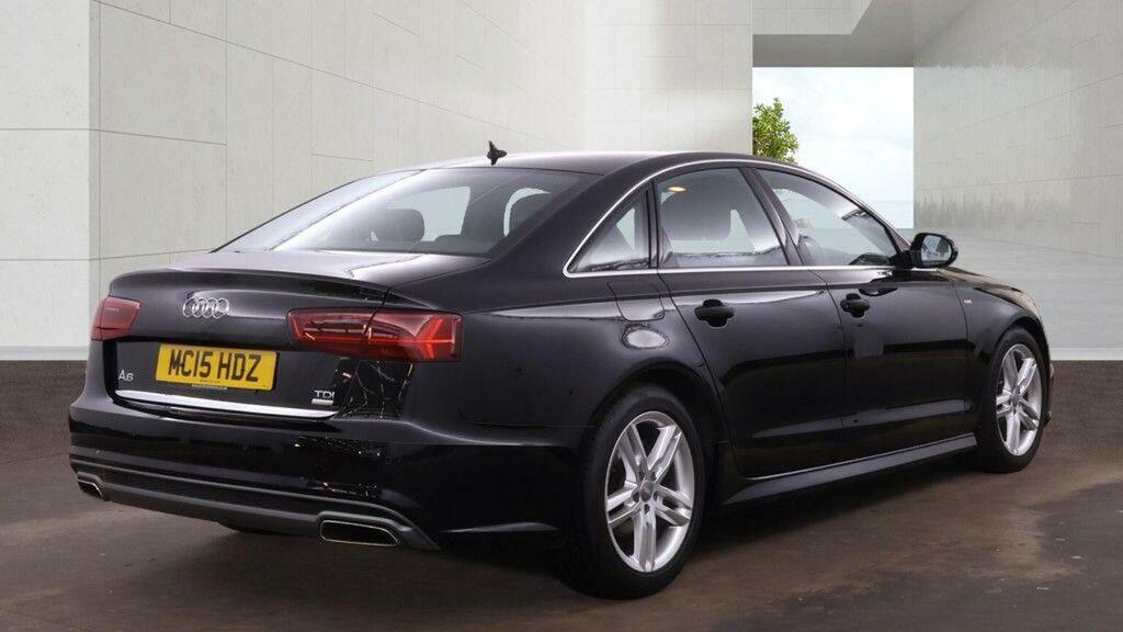 Audi A6 Saloon A6 Black Edition Tdi Ultra Silver #17