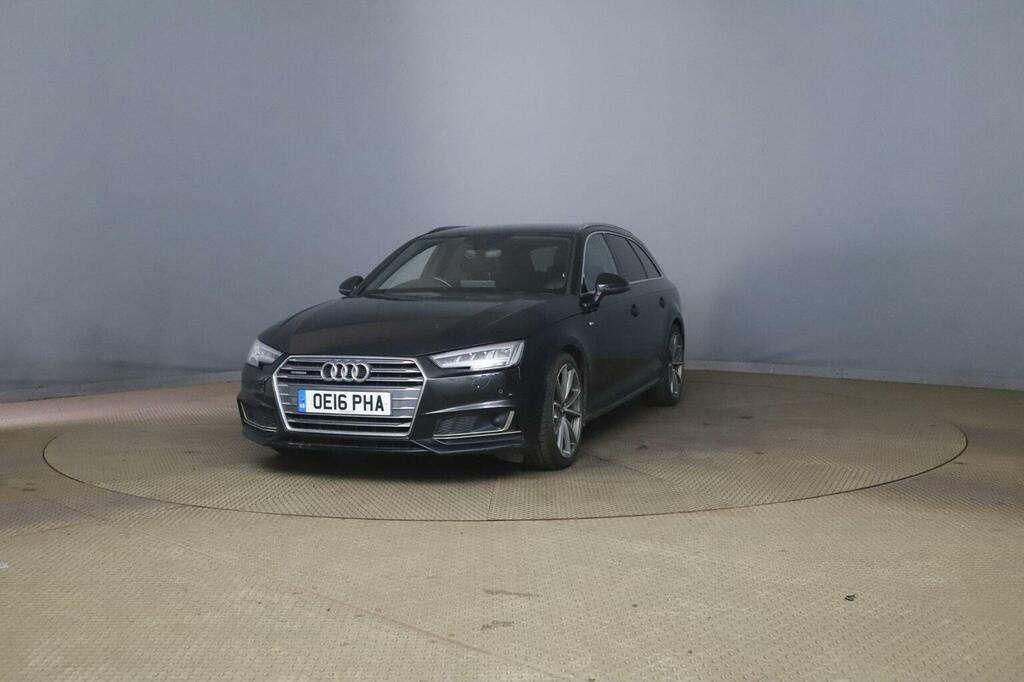 Audi A4 Avant Estate 2.0 Tdi S Line S Tronic Quattro Euro 6 Ss OE16PHA Black #3