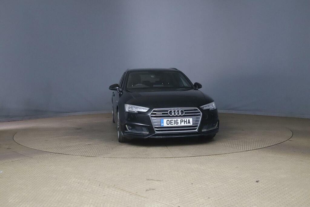 Audi A4 Avant Estate 2.0 Tdi S Line S Tronic Quattro Euro 6 Ss OE16PHA Black #2