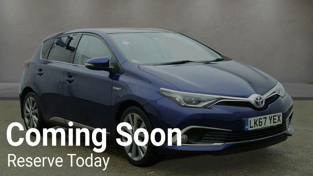Toyota Auris 1.8 Vvt-h Excel Cvt Euro 6 Ss Safety Sense Blue