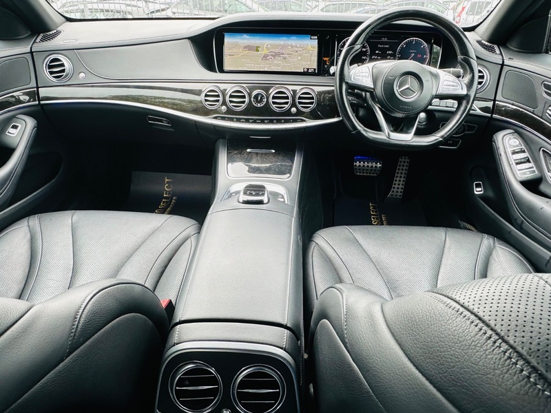 Mercedes-Benz S Class Saloon Blue #14