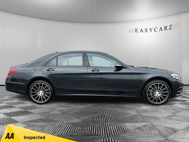 Mercedes-Benz S Class Saloon Blue #8