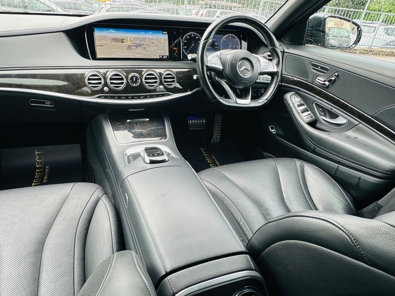 Mercedes-Benz S Class Saloon Blue #16