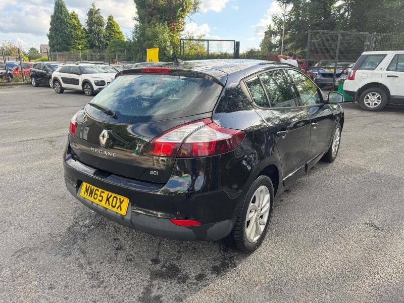 Renault Megane 1.5 Dci Dynamique Nav Euro 6 Ss - 2015 65 MW65KOX Black #6