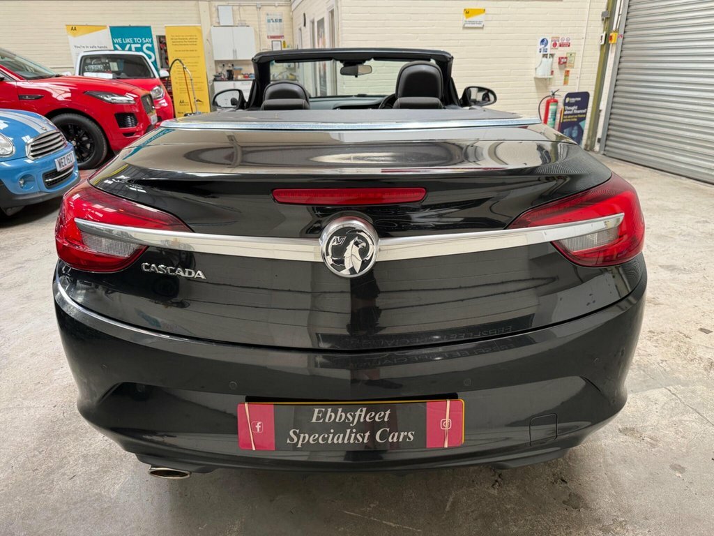 Vauxhall Cascada Convertible 2.0 Cdti Elite Euro 5 Ss 2015 Black #7