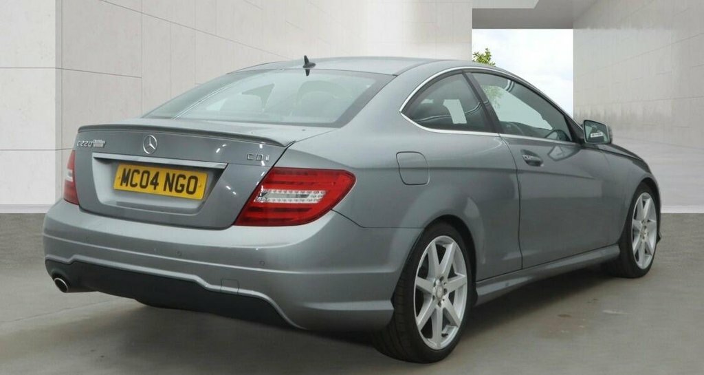 Mercedes-Benz C Class D Amg Line Blue #7