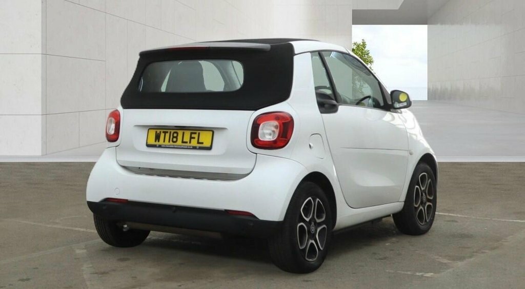 Smart Fortwo Cabrio Prime Sport Premium White #7