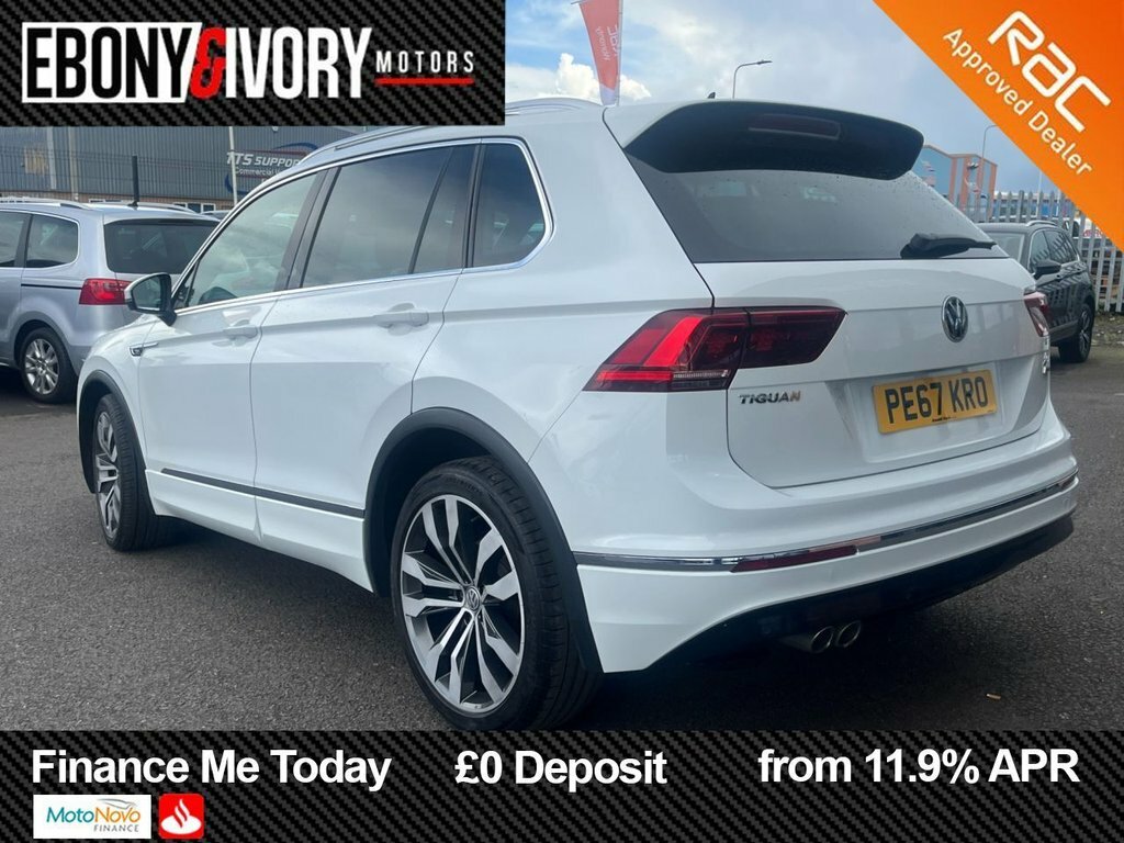 Volkswagen Tiguan 2L R-line PE67KRO White #3