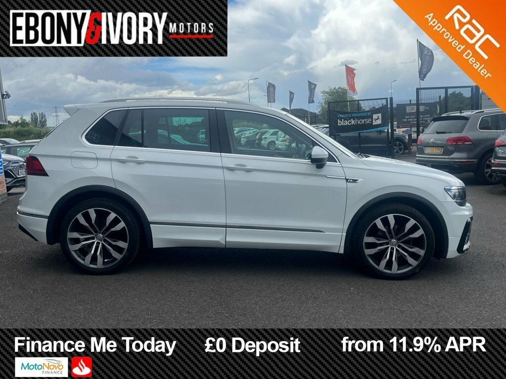 Volkswagen Tiguan 2L R-line PE67KRO White #6