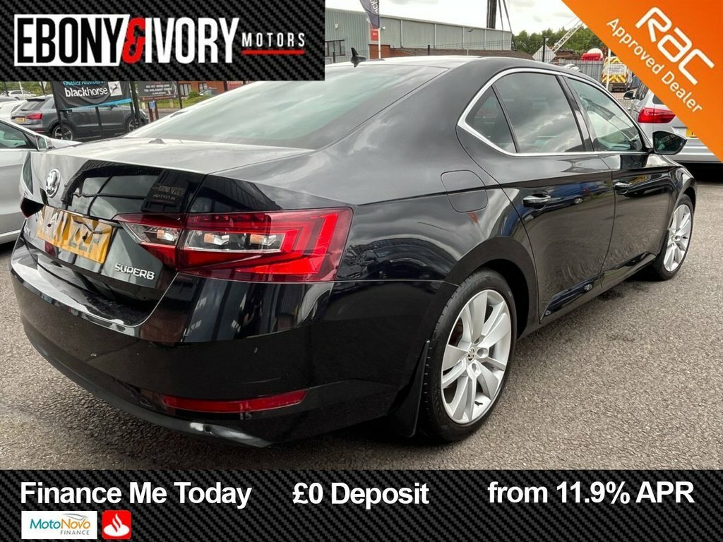 Skoda Superb 2L Se L Executive NX67ZZP Black #4