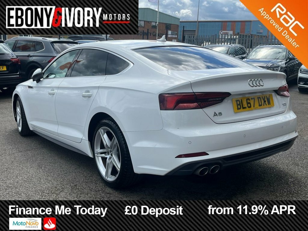 Audi A5 2L S Line White #3