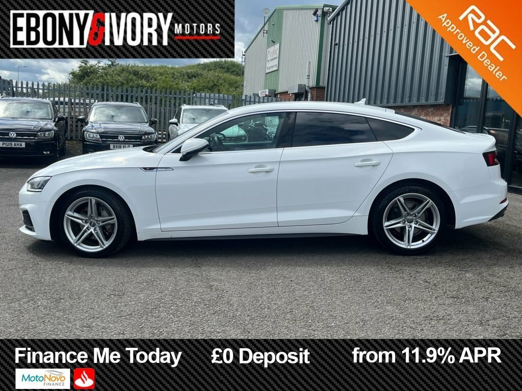 Audi A5 2L S Line White #2
