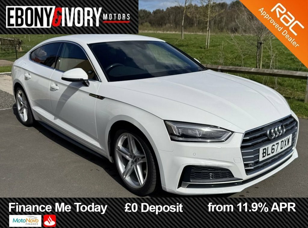 Audi A5 2L S Line BL67DXW White #3