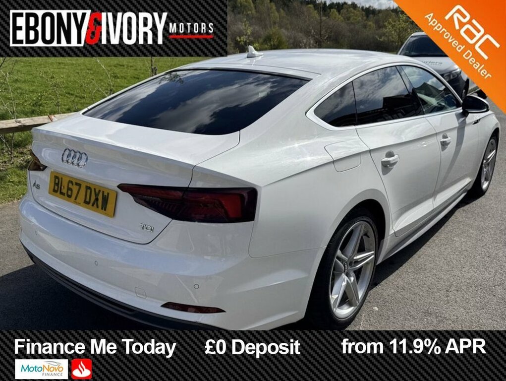 Audi A5 2L S Line BL67DXW White #2