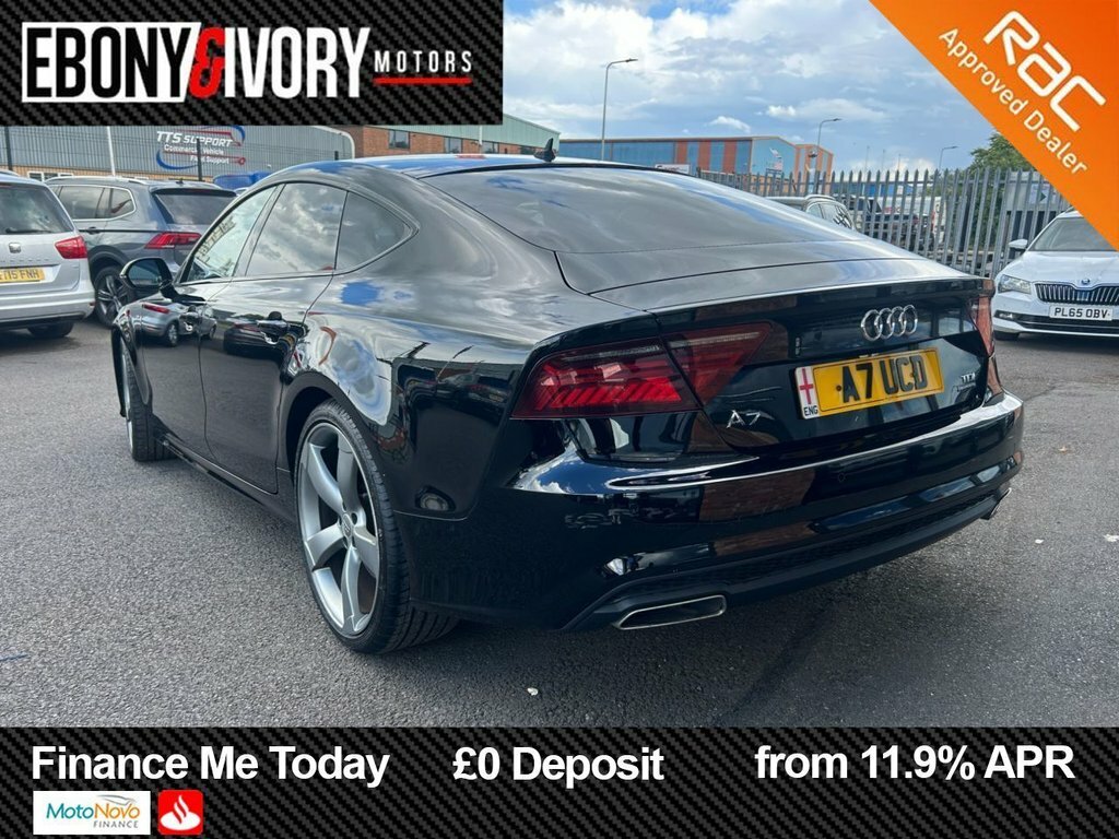 Audi A7 3L Black Edition Black #3