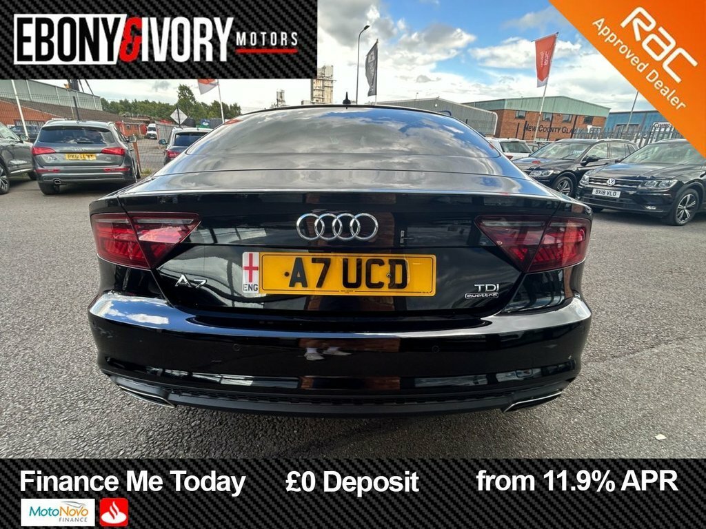 Audi A7 3L Black Edition Black #4