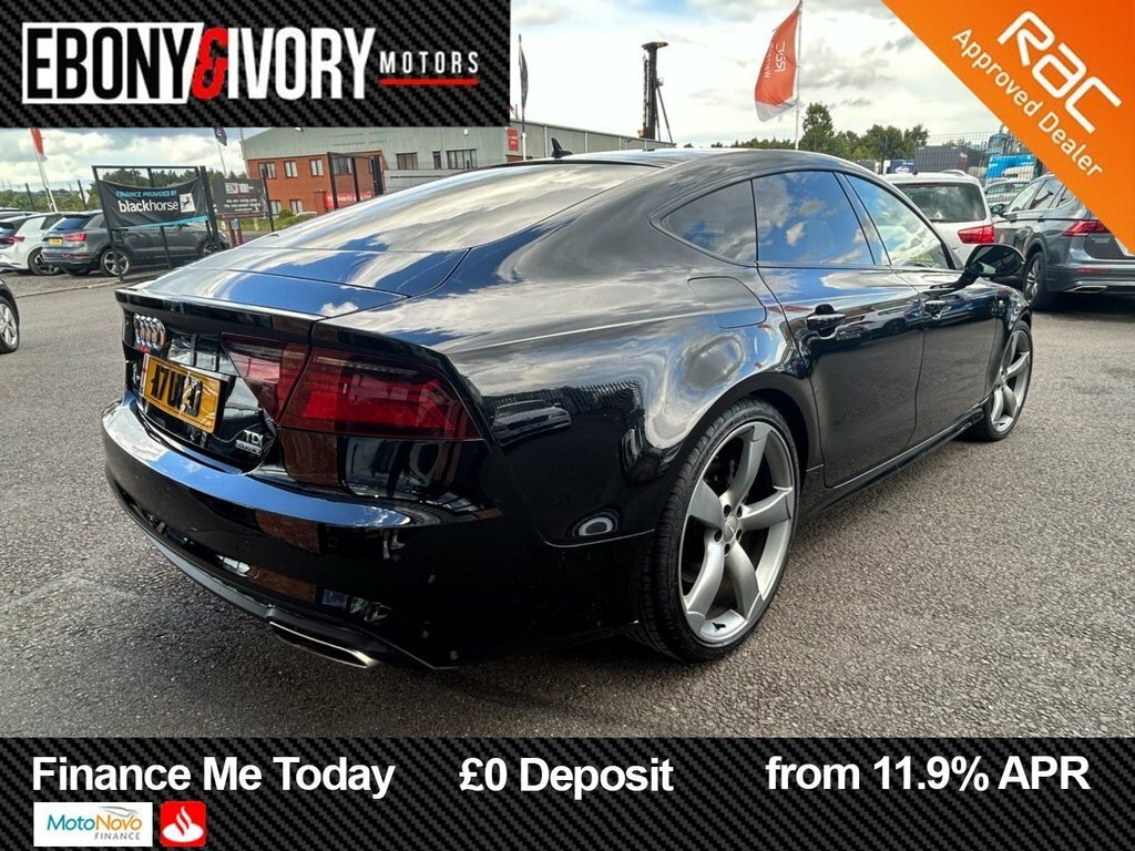 Audi A7 3L Black Edition Black #5
