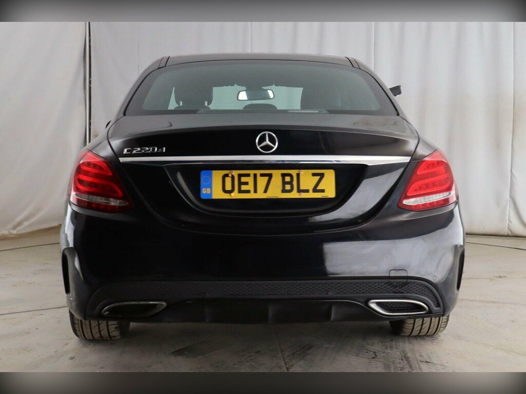 Mercedes-Benz C Class 2.1 C220d Amg Line G-tronic Euro 6 Ss OE17BLZ Black #6