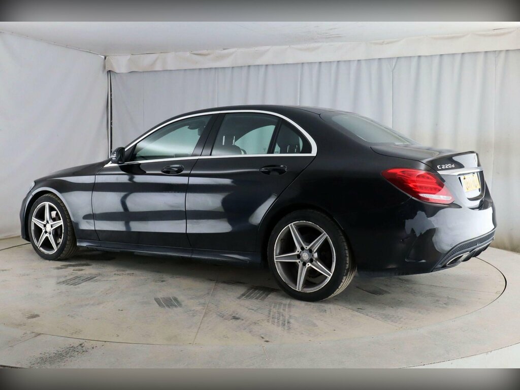 Mercedes-Benz C Class 2.1 C220d Amg Line G-tronic Euro 6 Ss OE17BLZ Black #5