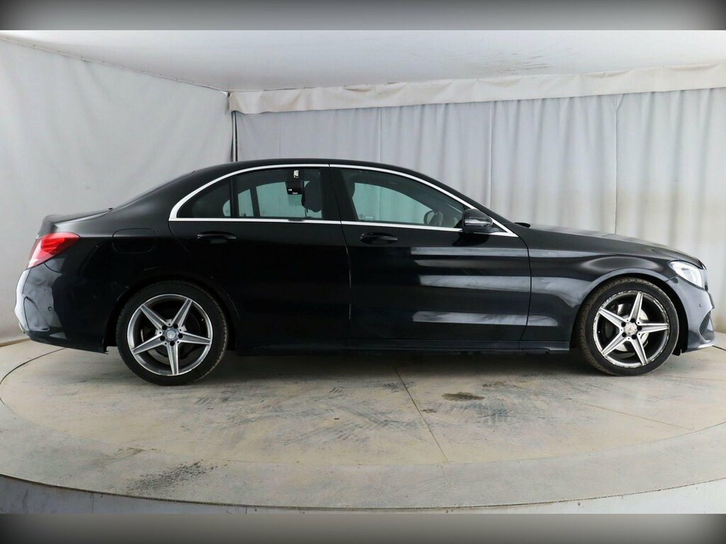 Mercedes-Benz C Class 2.1 C220d Amg Line G-tronic Euro 6 Ss OE17BLZ Black #3