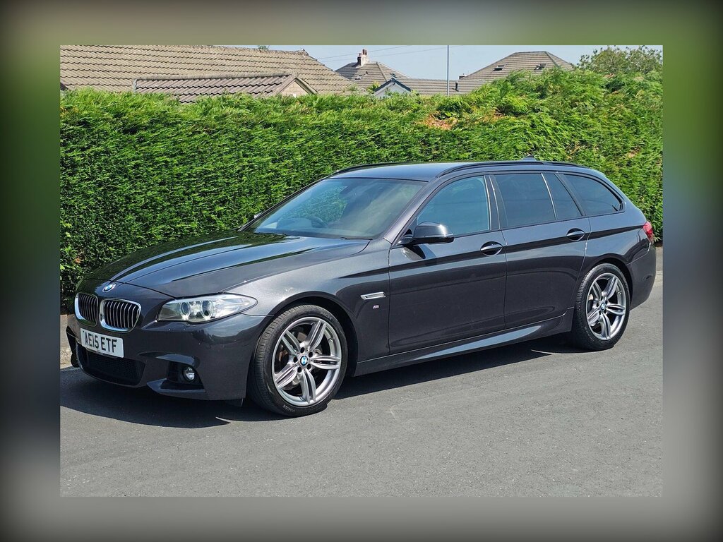 BMW 5 Series 2.0 520D M Sport Touring Euro 6 Ss Grey #3