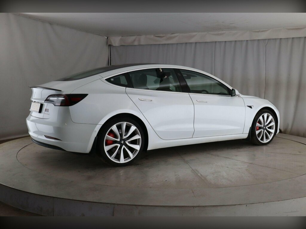 Tesla Model 3 Dual Motor Performance 4Wde Performanc White #4