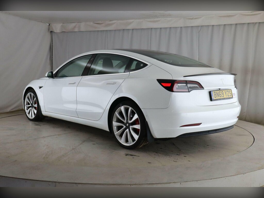 Tesla Model 3 Dual Motor Performance 4Wde Performanc White #5