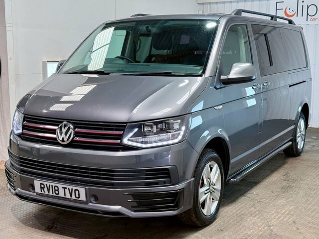 Volkswagen Transporter Shuttle 2018 2.0 Tdi Bluemotion Tech Se Minibus Double Cab Grey #3