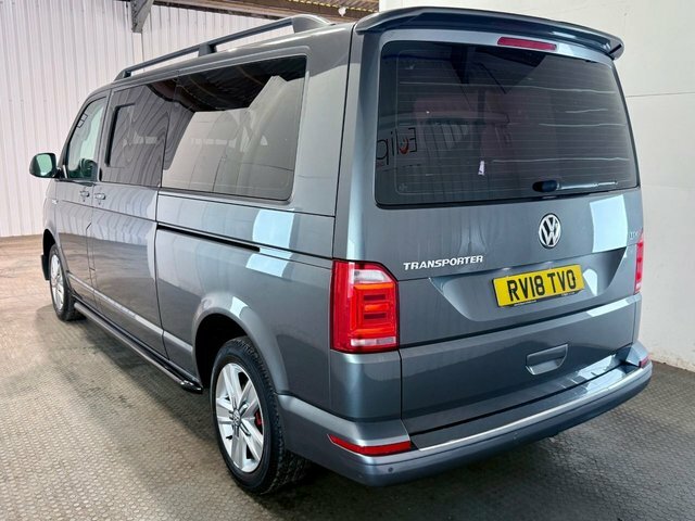 Volkswagen Transporter Shuttle 2018 2.0 Tdi Bluemotion Tech Se Minibus Double Cab Grey #4