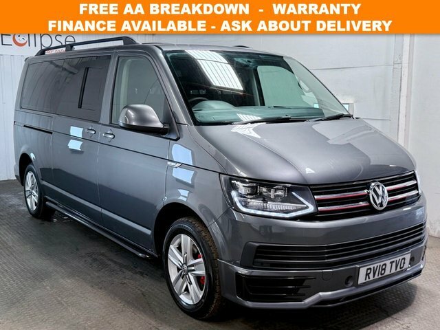 Volkswagen Transporter Shuttle 2018 2.0 Tdi Bluemotion Tech Se Minibus Double Cab Grey