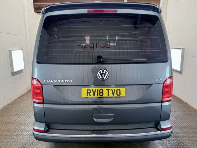 Volkswagen Transporter Shuttle 2018 2.0 Tdi Bluemotion Tech Se Minibus Double Cab Grey #5