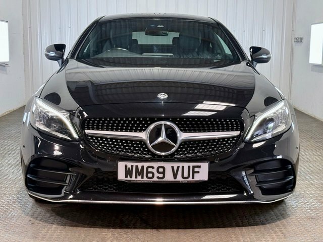 Mercedes-Benz C Class 2020 1.5 C200 Mhev Amg Line Premium Coupe Pe WM69VUF Black #2