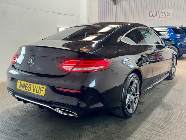 Mercedes-Benz C Class 2020 1.5 C200 Mhev Amg Line Premium Coupe Pe WM69VUF Black #6