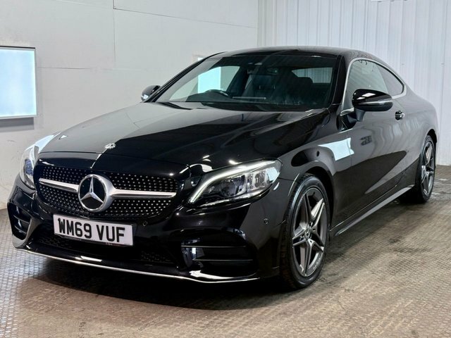 Mercedes-Benz C Class 2020 1.5 C200 Mhev Amg Line Premium Coupe Pe WM69VUF Black #3