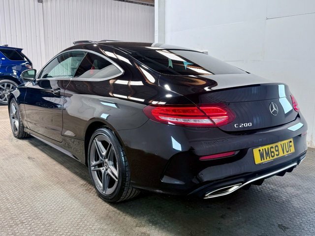 Mercedes-Benz C Class 2020 1.5 C200 Mhev Amg Line Premium Coupe Pe WM69VUF Black #4