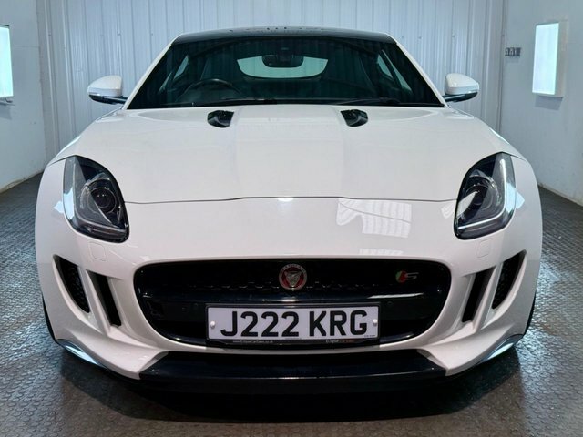 Jaguar F-Type 2015 3.0 V6 S Coupe Euro 6 Ss J222KRG White #2