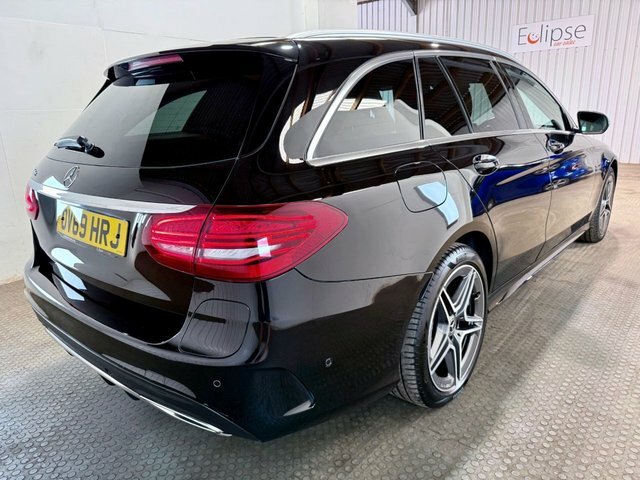 Mercedes-Benz C Class 2019 2.0 C300de 13.5Kwh Amg Line Edition Estate Black #6