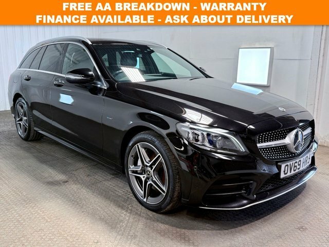 Mercedes-Benz C Class 2019 2.0 C300de 13.5Kwh Amg Line Edition Estate Black