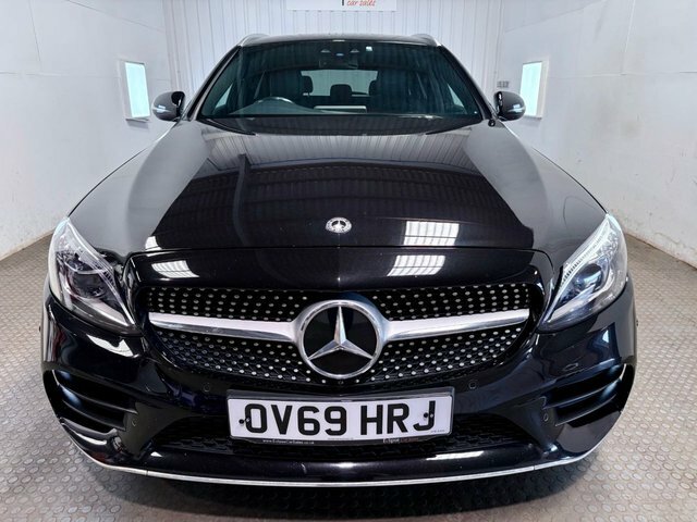 Mercedes-Benz C Class 2019 2.0 C300de 13.5Kwh Amg Line Edition Estate Black #2