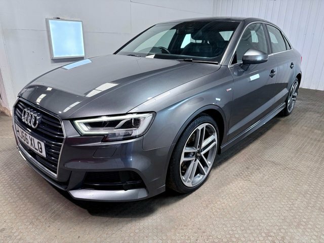 Audi A3 2016 2.0 Tdi S Line Saloon Euro HJ66XLO Grey #3