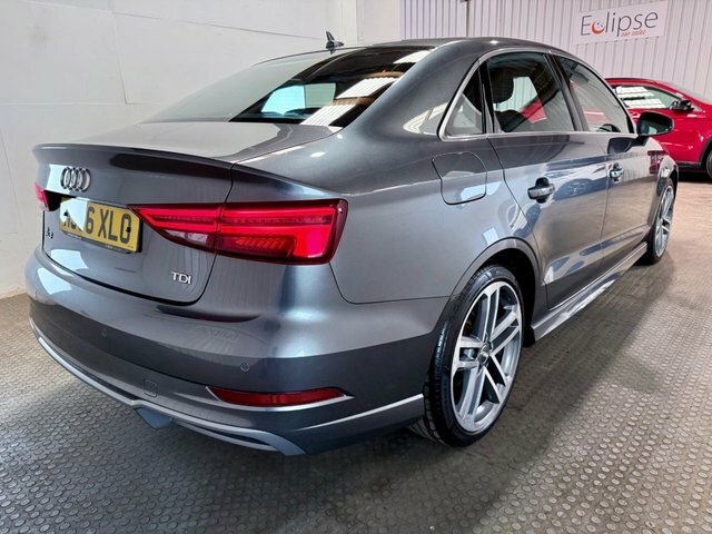 Audi A3 2016 2.0 Tdi S Line Saloon Euro HJ66XLO Grey #6