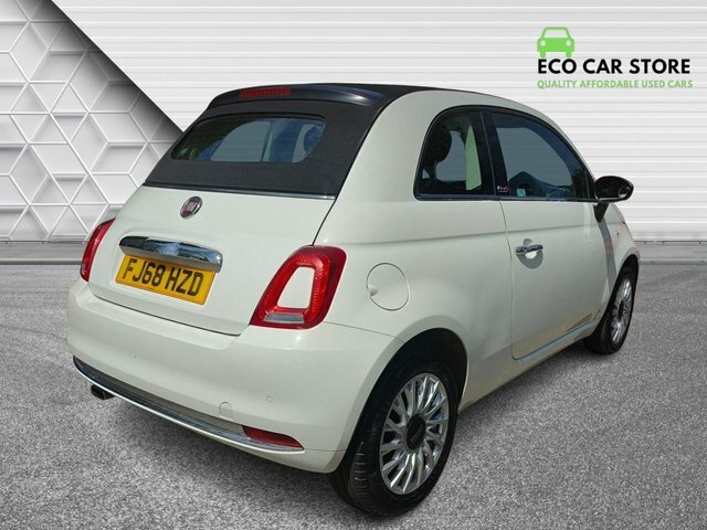 Fiat 500C 1.2 Lounge Convertible Dualogic Euro 6 White #3