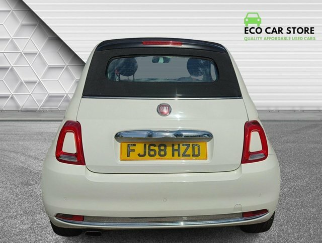 Fiat 500C 1.2 Lounge Convertible Dualogic Euro 6 White #4